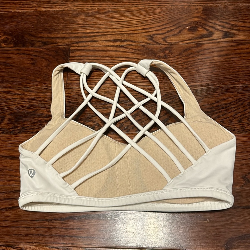 White Lululemon Sports Bra